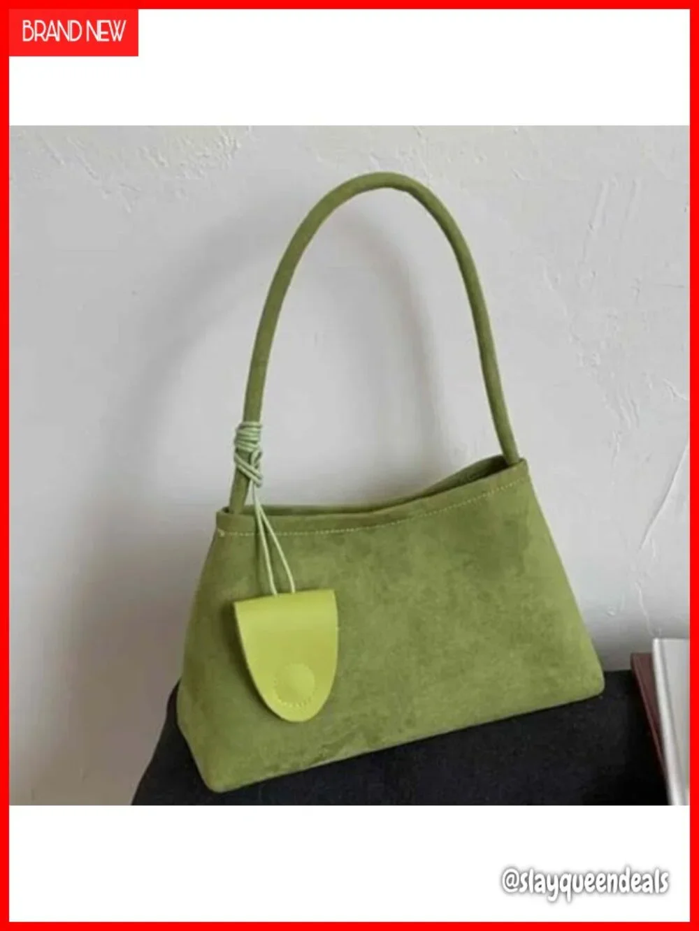 Suede Shoulder Bag for Women Tote Leather Handbags Hobo Purse with Zipper